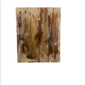 Abstract painting on canvas Amazing clear cast with Resin,  16”x 20” original